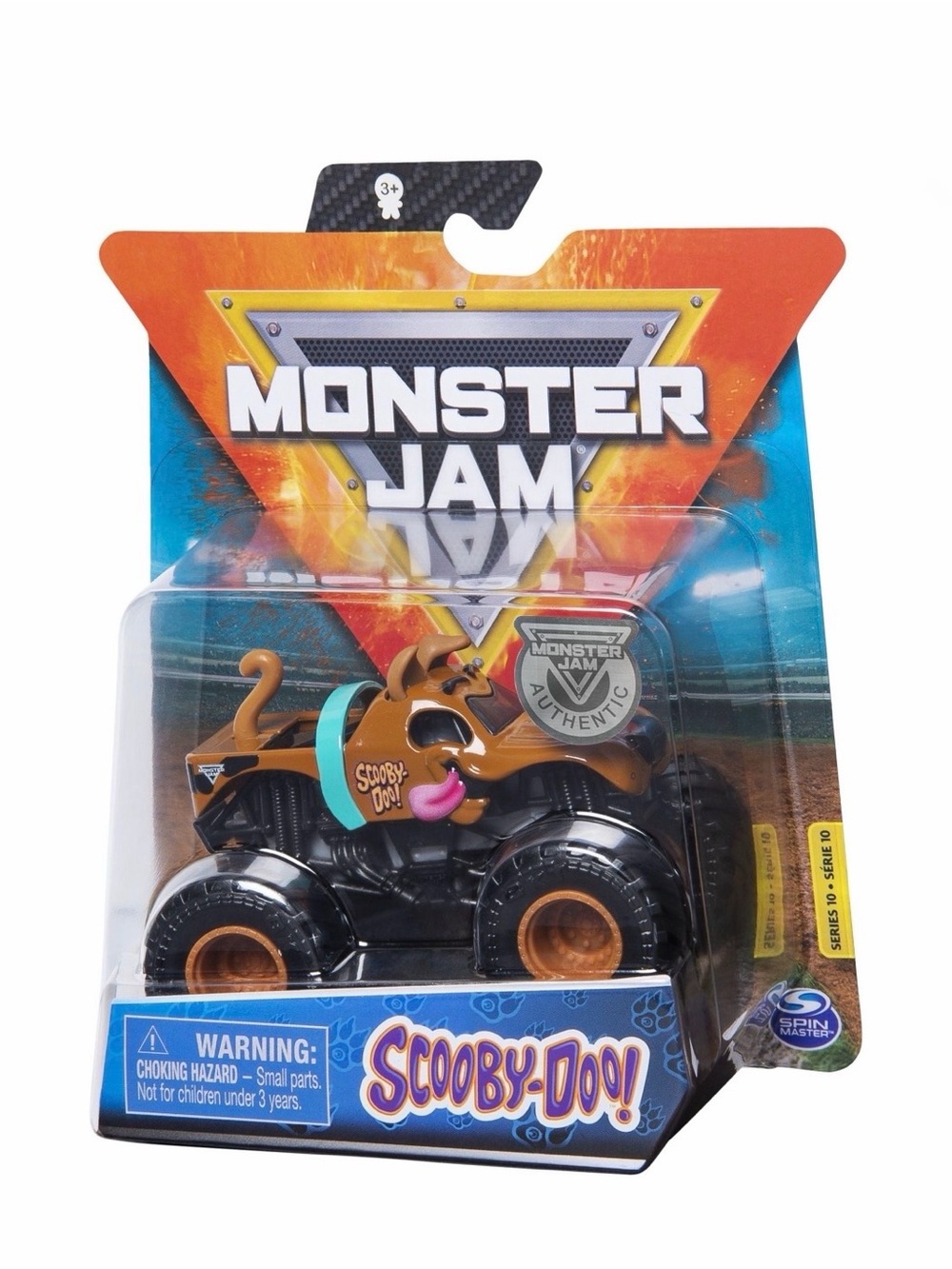 Monster Jam Official Scooby-Doo Truck, Die-Cast Vehicle, Ruff Crowd Series, 1:64